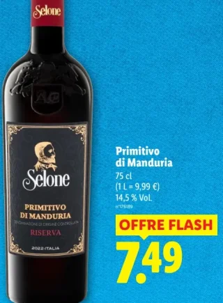Selone Primitivo di Manduria Riserva
