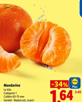 Mandarine Nadorcott, Leanri