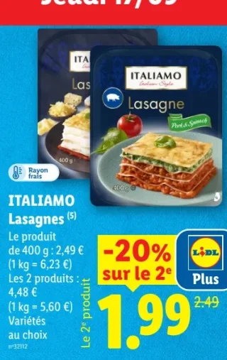 ITALIAMO Lasagnes