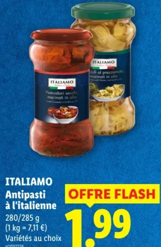ITALIAMO Antipasti à l'italienne