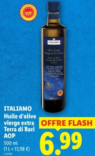 ITALIAMO Huile d'olive vierge extra Terra di Bari AOP