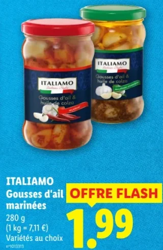 ITALIAMO Gousses d'ail marinées