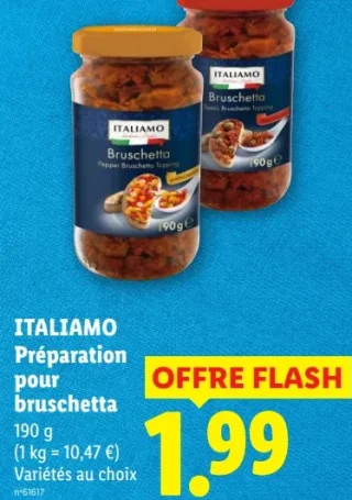 ITALIAMO Préparation pour bruschetta