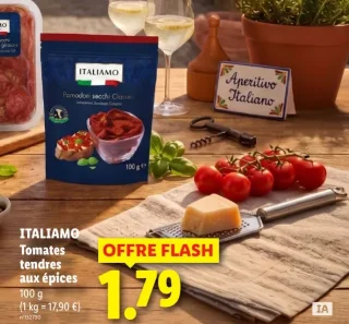 ITALIAMO Tomates tendres aux épices
