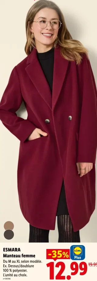 ESMARA Manteau femme