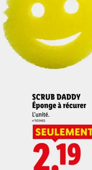 SCRUB DADDY Éponge à récurer