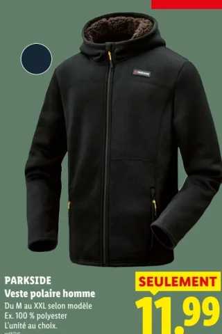 Veste polaire homme Parkside