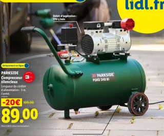 PARKSIDE Compresseur silencieux PSKO 248 B1