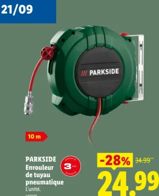 PARKSIDE Enrouleur de tuyau pneumatique