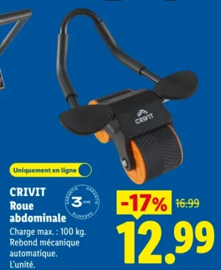 CRIVIT Roue abdominale