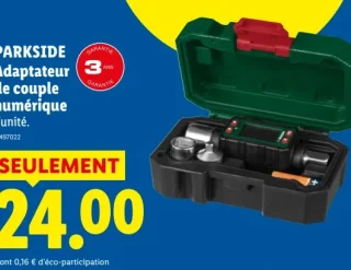 PARKSIDE Adaptateur de couple numérique