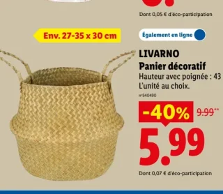 LIVARNO Panier décoratif
