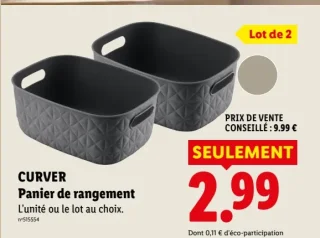 CURVER Panier de rangement
