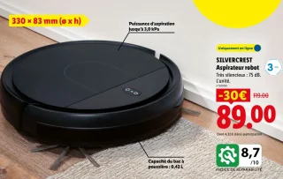 SILVERCREST Aspirateur robot
