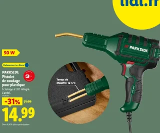 PARKSIDE Pistolet de soudage pour plastique
