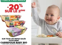 Tous les repas salés pour bébé Carrefour Baby Bio