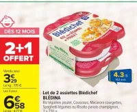Lot de 2 assiettes Blédichef BLÉDINA