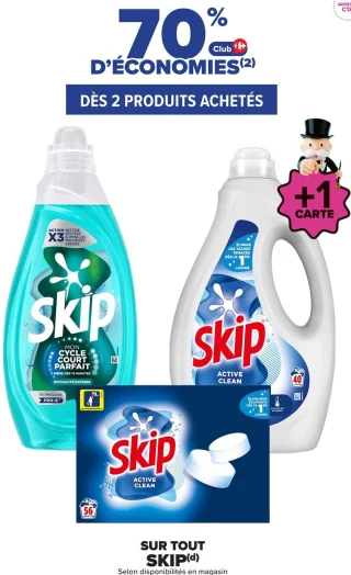 Gamme de lessives Skip