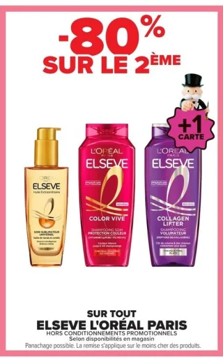 Sur tout Elseve L'Oréal Paris