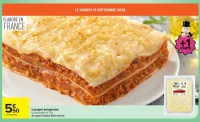 Lasagne bolognaise Carrefour Marché