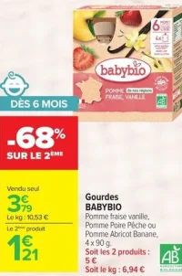 Gourdes BABYBIO