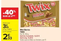 Mini Barres TWIX