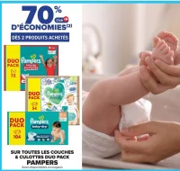 Couches et culottes duo pack Pampers