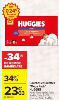 Couches et Culottes "Méga Pack" Huggies