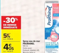 Spray eau de mer PRORHINEL