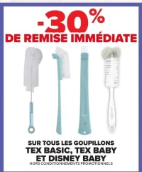 Goupillons Tex Basic, Tex Baby et Disney Baby