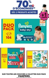 Couches & culottes duo pack Pampers