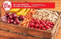 Sélection de fruits et légumes