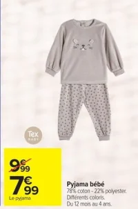 Pyjama bébé Tex Baby