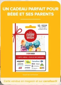 Carte cadeau Every Wish Félicitations