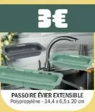 Passoire évier extensible