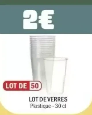 Lot de verres