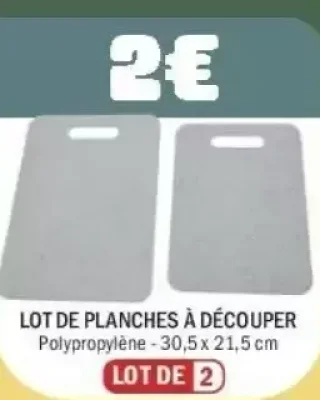 Lot de planches à découper