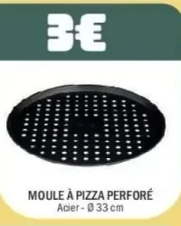 Moule à pizza perforé