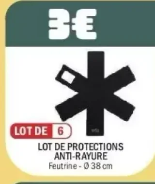 Lot de protections anti-rayure