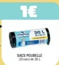 Sacs poubelle 30 L