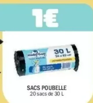 Sacs poubelle 30 L