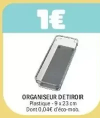 Organiseur de tiroir plastique