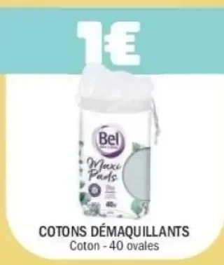Cotons démaquillants Bel
