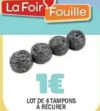 Lot de 4 tampons à récurer