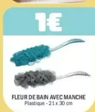 Fleur de bain avec manche