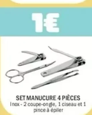 Set manucure 4 pièces