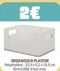 Organiseur Plastor