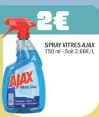 Spray Vitres Ajax
