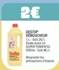 Destop Déboucheur