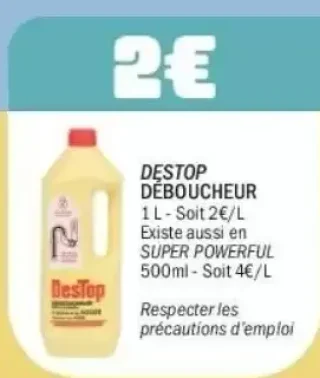 Destop Déboucheur